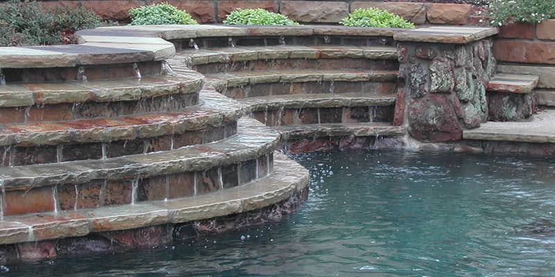 Water Feature Ingorund Pool Finishes